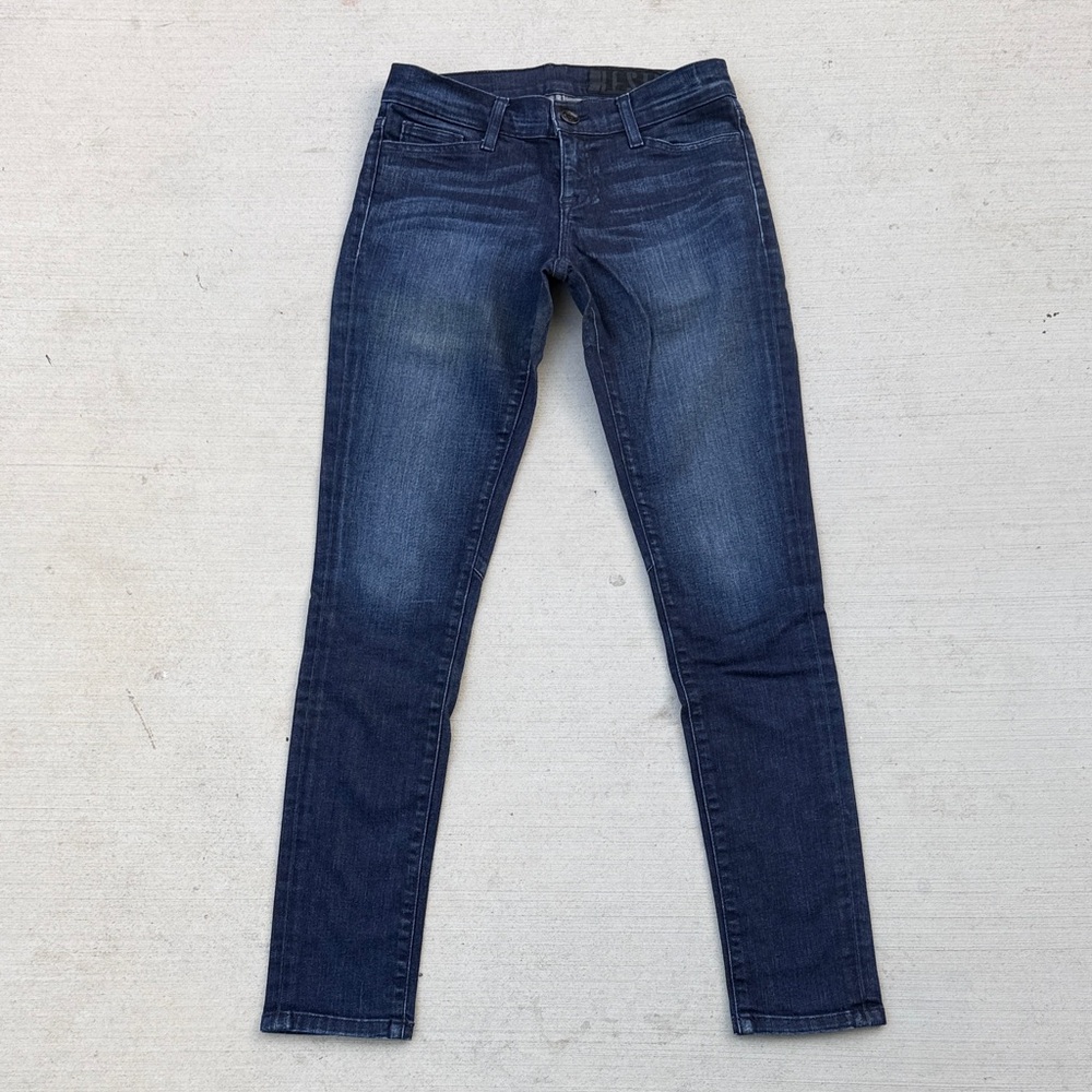 Resin Low Rise Skinny Jeans